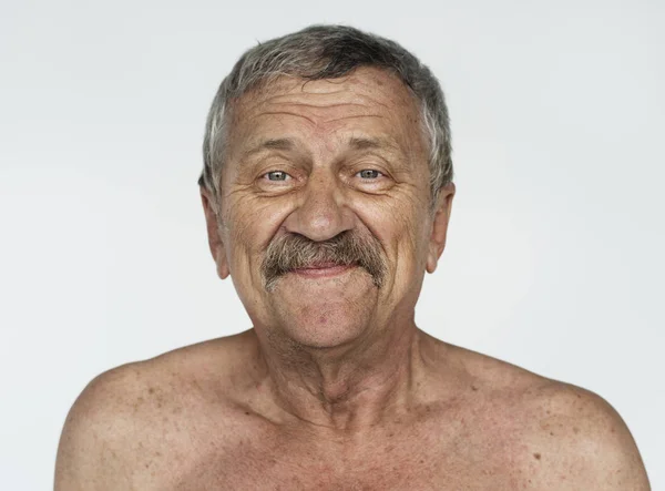 Idősebb férfi portréja — Stock Fotó