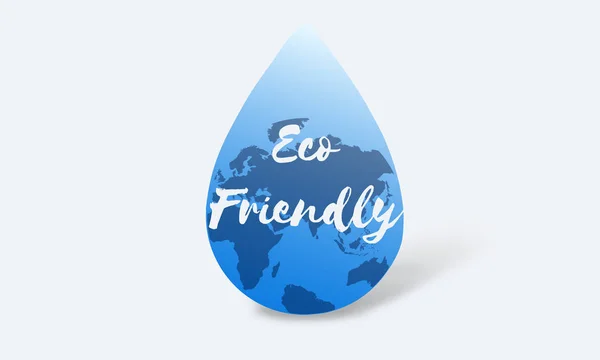 Šablona s eco friendly koncepce — Stock fotografie