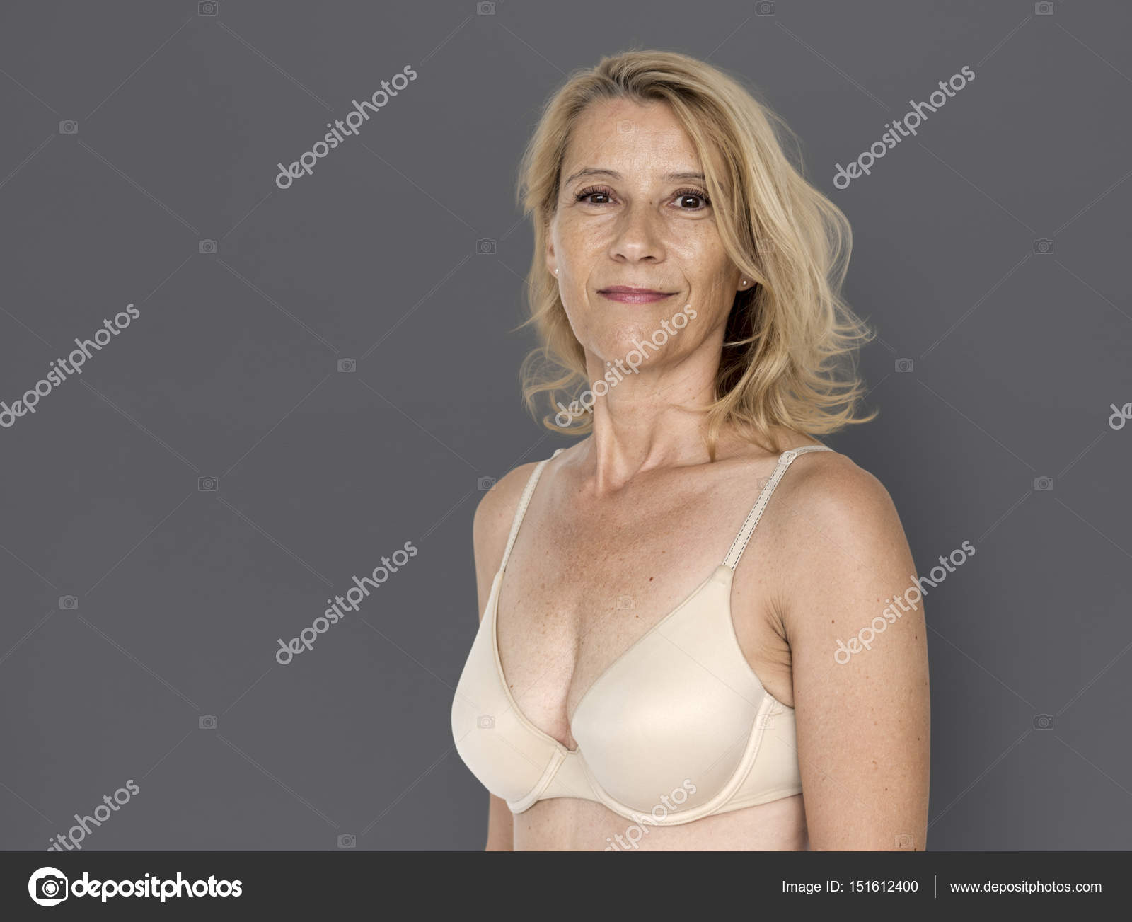 Mature blonde woman in underwear Stock Photo by ©Rawpixel 151612400