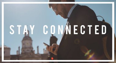 yakışıklı işadamı telefon kullanma