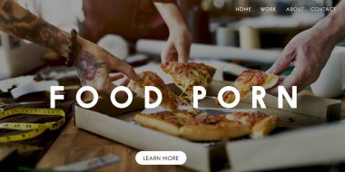 moda tasarımcıları pizza dilimleri kapma