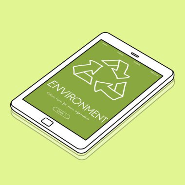 Web tasarım şablonu dijital tablet