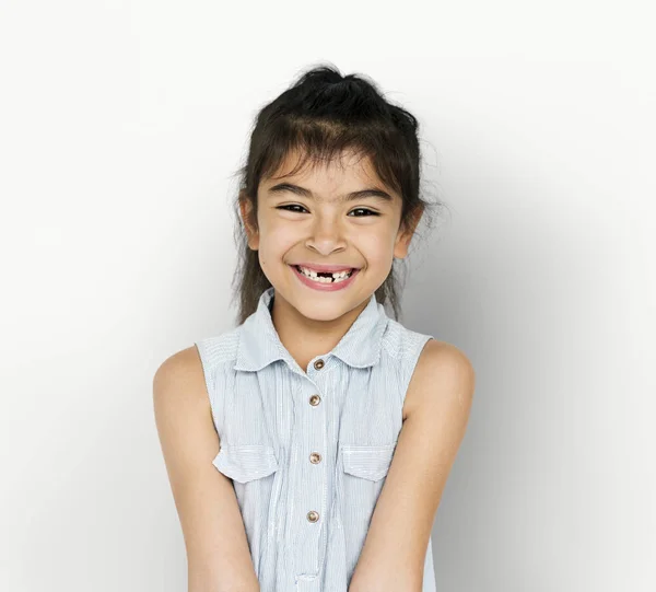 Joven chica sonriente — Foto de Stock