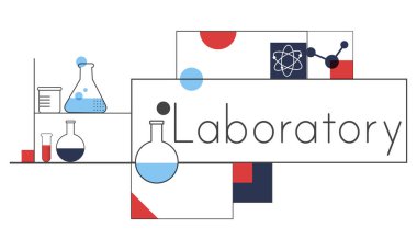 Laboratuvar konsepti ile şablonu