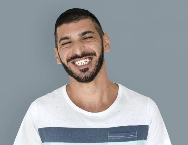 Uśmiechnięty mężczyzna Bliskiego Wschodu — Zdjęcie stockowe