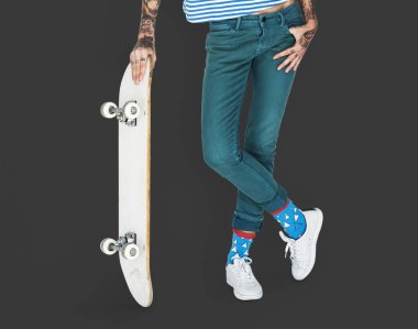 Patenci holding kaykay 