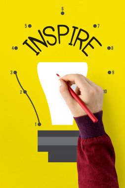 kişi kalem ile metin yazma