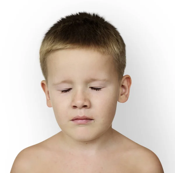 Serious little boy — Stock Photo, Image