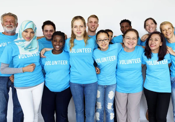 Grupo de voluntarios — Foto de Stock