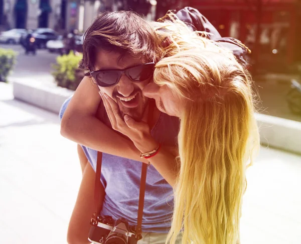 Happy couple in love — Stock Photo, Image