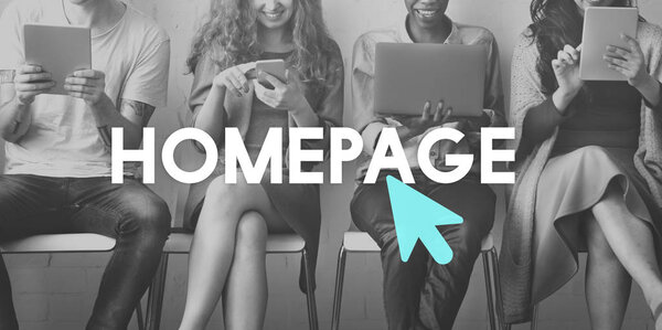 people with digital gadgets 