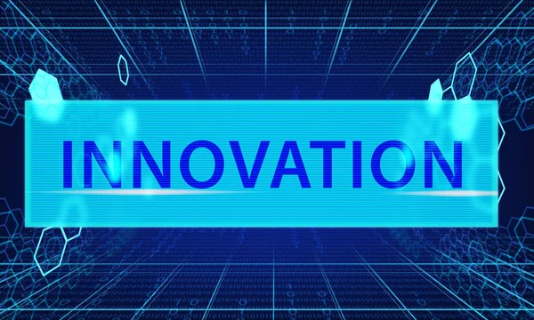 Plantilla con concepto de innovación — Foto de Stock