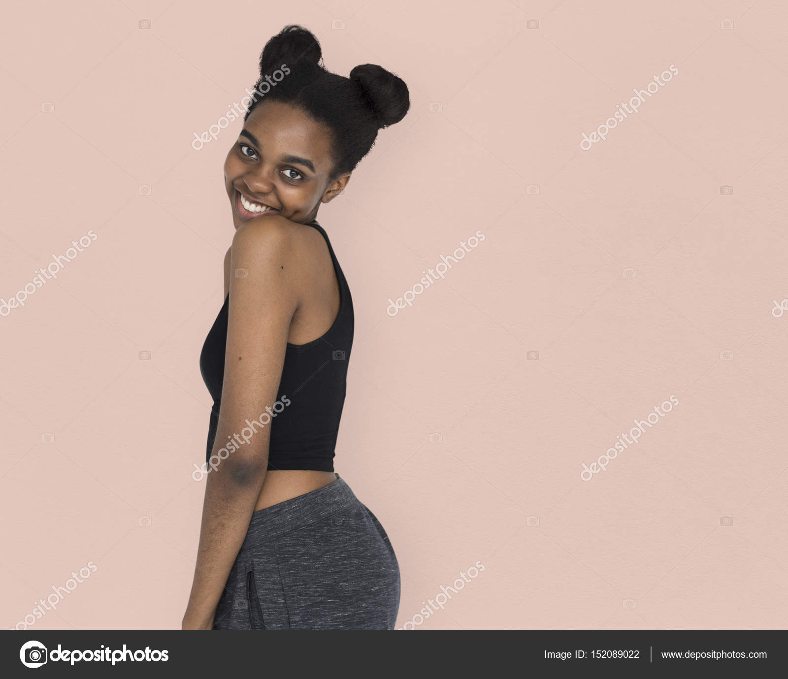 Teenage Girl With Modern Hairstyle Stock Photo C Rawpixel 152089022