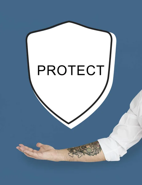 Schutz der Sicherheit — Stockfoto
