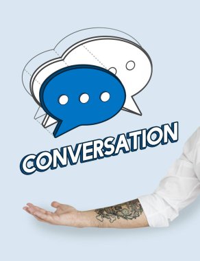 El sohbet kabarcık mesaj  