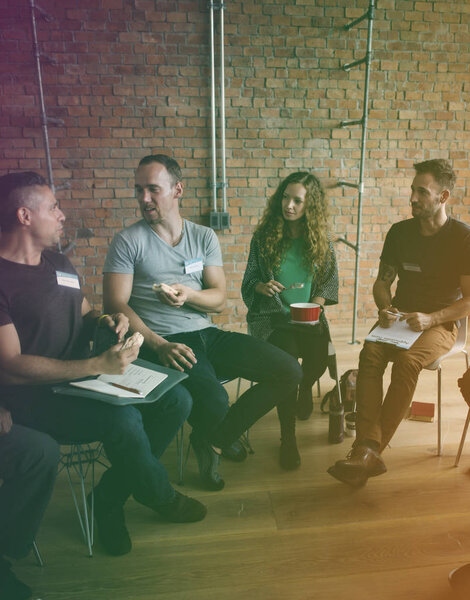 Семинар для людей на совещании
