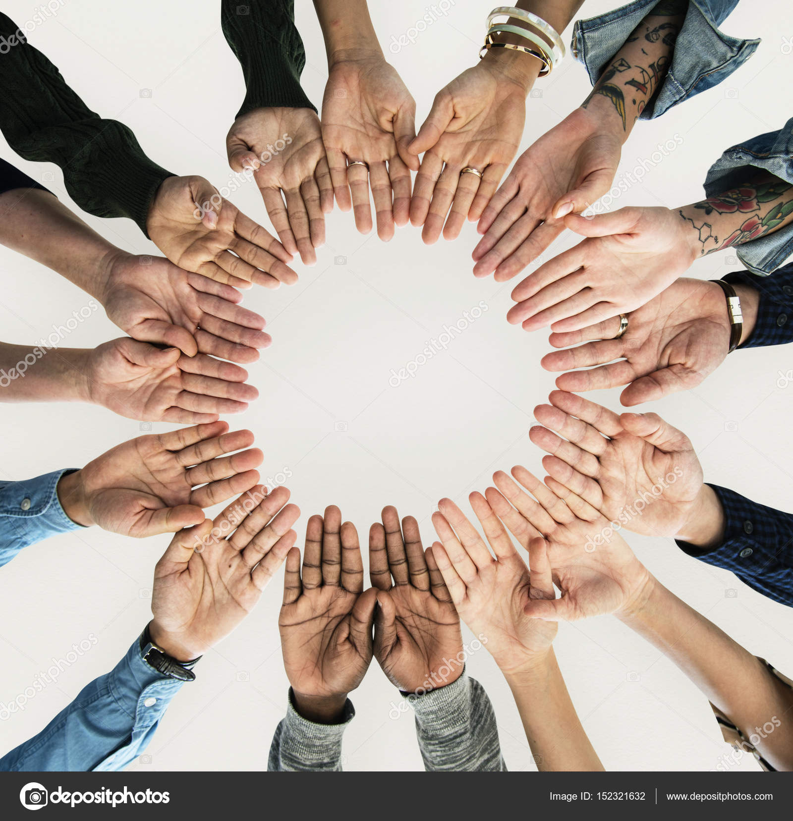 Group Of People Holding Hands In Circle Stock Photo C Rawpixel