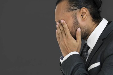 Studio yorgun işadamı