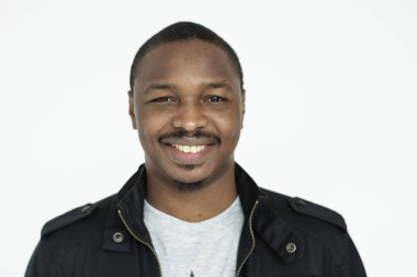 Afrikalı erkek gülümseyen