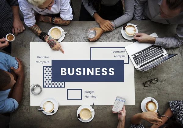 Business people working togeter — Stock Photo, Image