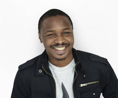 Afrikalı erkek gülümseyen