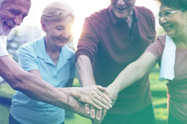 Sportiga ledande personer — Stockfoto