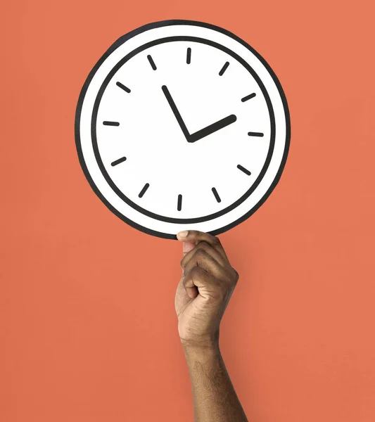 Hand Holding Clock — Stock Photo, Image