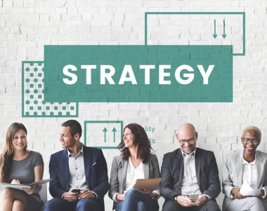 İş adamları satırda