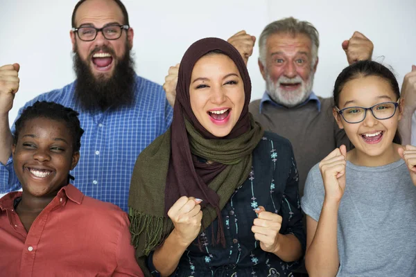 Grupo de personas diversas — Foto de Stock