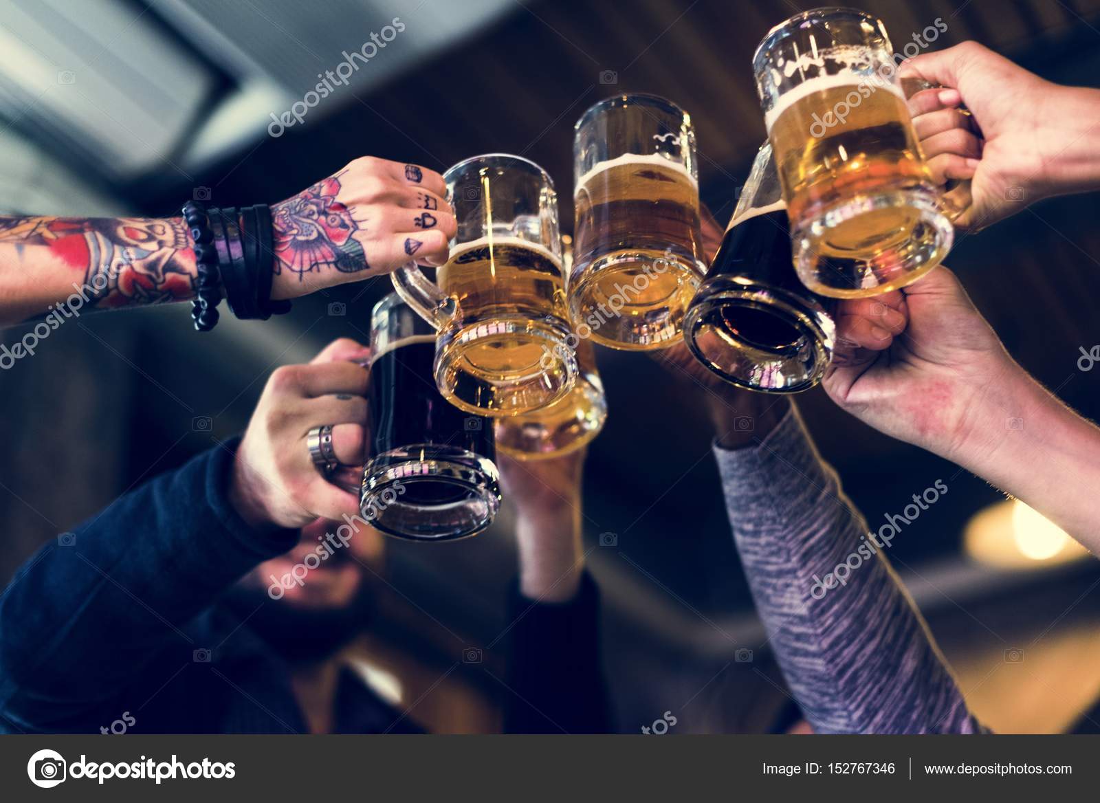 People Cheers With Beer Stock Photo Image By C Rawpixel