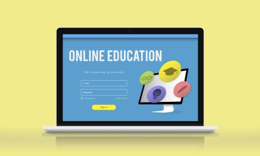 Web tasarım şablonu dizüstü
