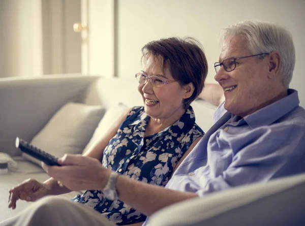Senior Couple spending time together — Stock Photo, Image