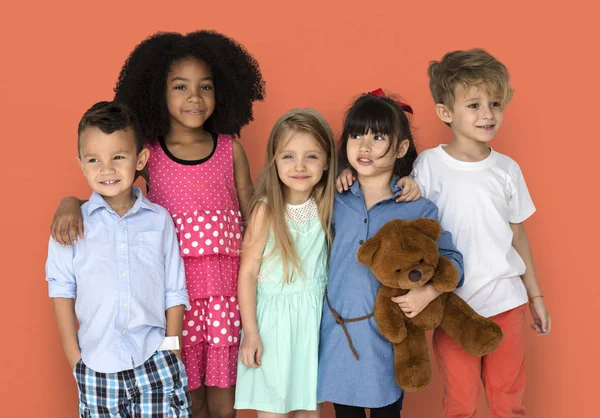 Diversité Enfants dans le studio — Photo