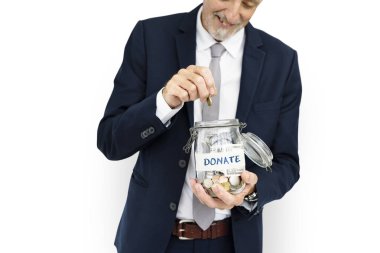 işadamı vererek bağış