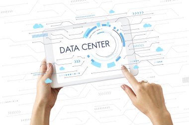 kişi holding dijital tablet