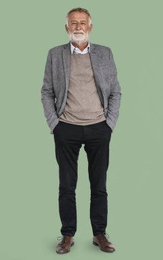 yetişkin adam Studio poz