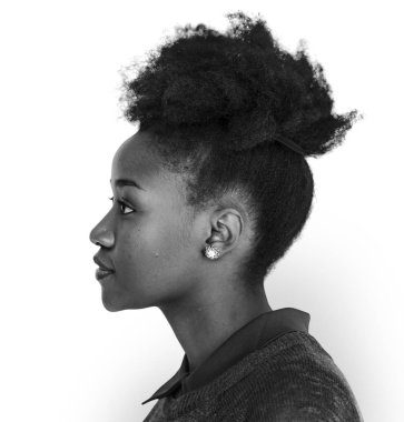 Afrikalı kadın portre stüdyo