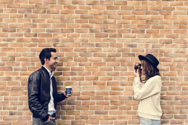 Casal passar tempo juntos — Fotografia de Stock