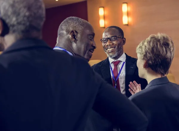 People discussing at International Conference — Stock Photo, Image