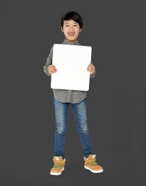 Çocuk holding Pano