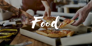 moda tasarımcıları pizza dilimleri kapma
