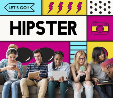 koltukta oturan öğrencilerin grup