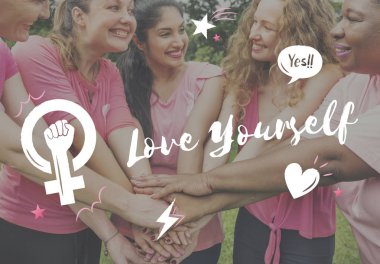 kadınların elleri yığını yapma