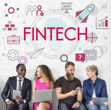 Dijital cihazlar kullanarak iş adamları