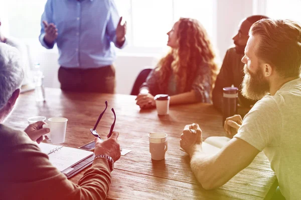 Personer vid mötet seminarium — Stockfoto