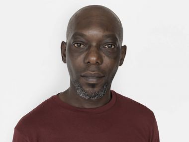 Yetişkin Afrika adam yüz