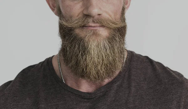 Omul cu barbă grijuliu — Fotografie, imagine de stoc