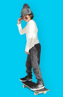 Çok güzel çocuk kaykay