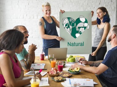 insanların kahvaltı ile Toplantı