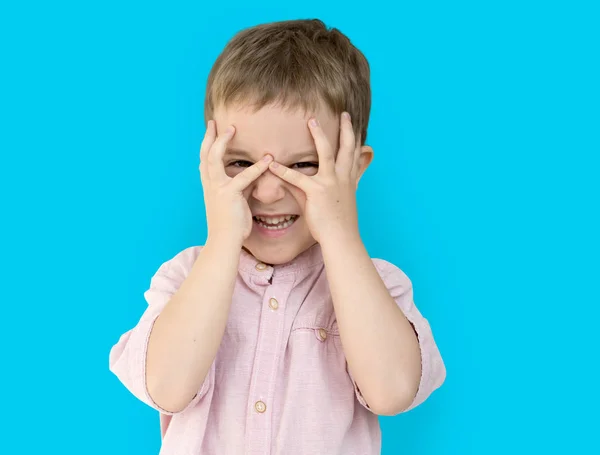 Little Boy posing in studio — Stock Photo, Image